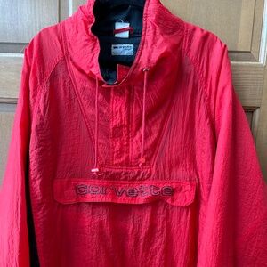 Vintage 1990’s Corvette Windbreaker Jacket, Men’s L